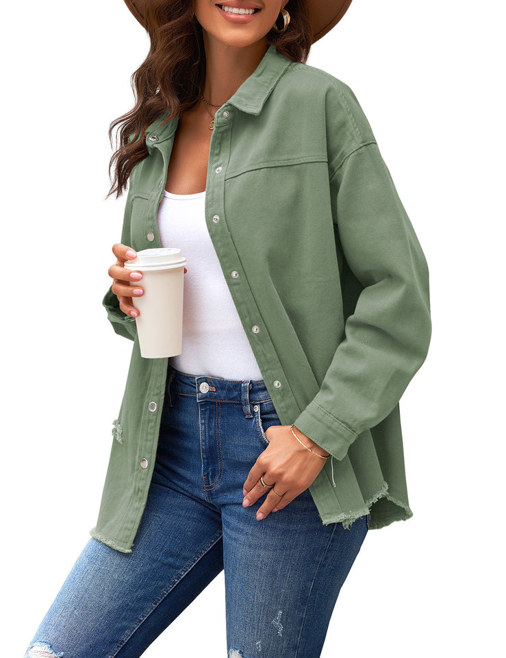 Buy Olive Green Jackets & Coats for Women by PEPE Online | Ajio.com