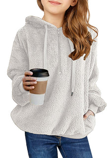 Gray fuzzy pullover sale