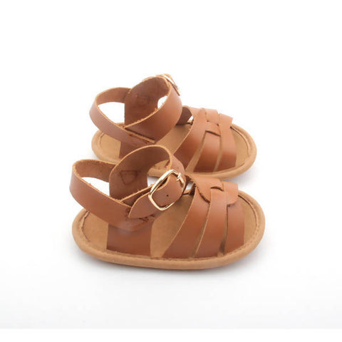 Neonjacc Infant Crib Baby Sandals Leather Shoes