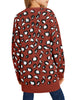 Girls Open Front Knit Sweater Cardigan Pocketed Outerwear 4-13 Years