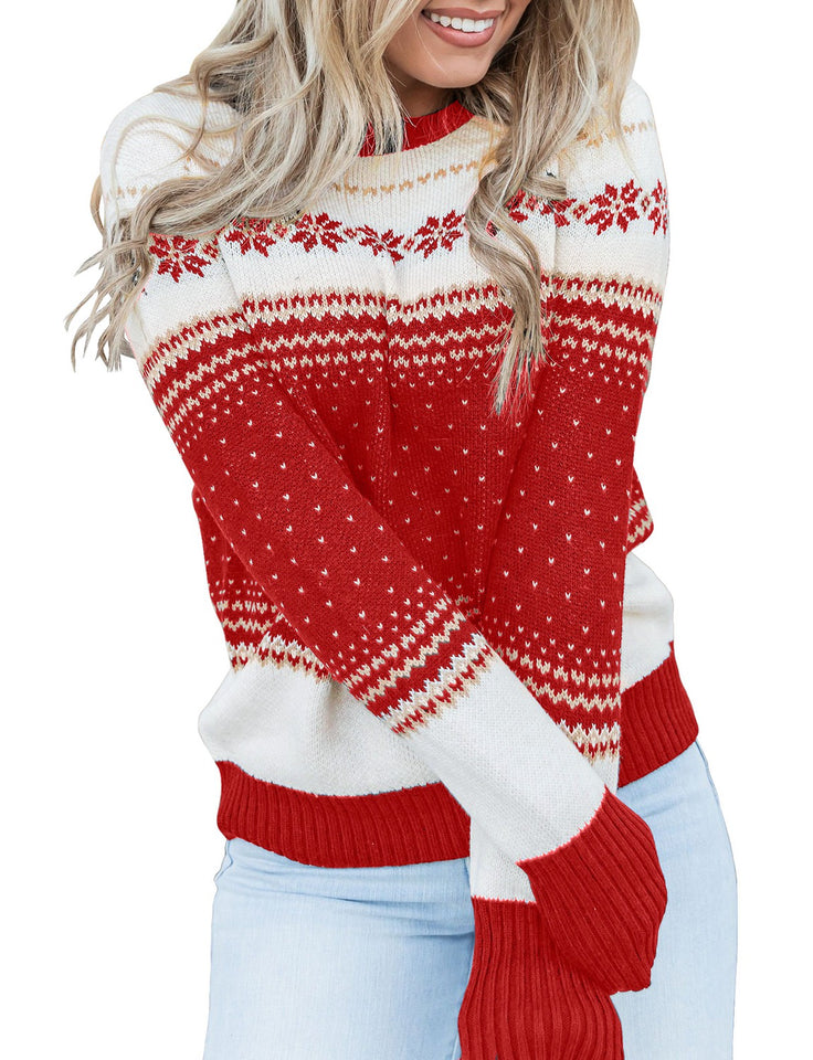 LookbookStore Women Ugly Christmas Tree Reindeer Holiday Knit Sweater –  Lookbook Store